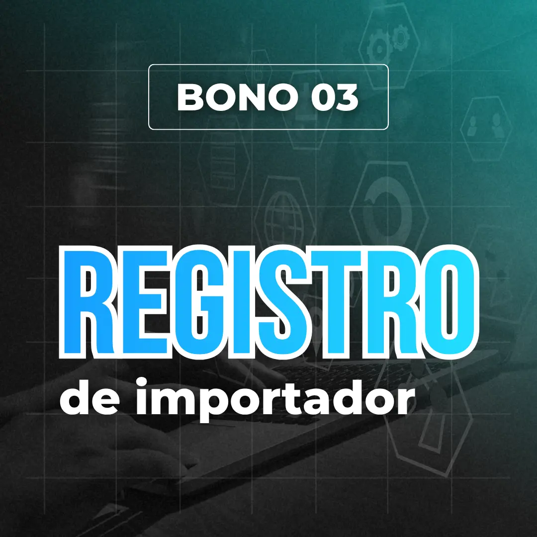Bono 03: Registro de Importador